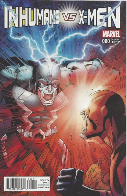 Inhumans vs X-men #0 // Ron Lim Variant Cover Marvel 2016 // NM- @