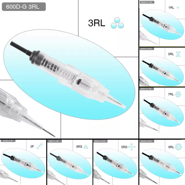 10PCS Sterilized Tattoo Agujas Cartridges For Eyebrows Permanent Makeup Machine