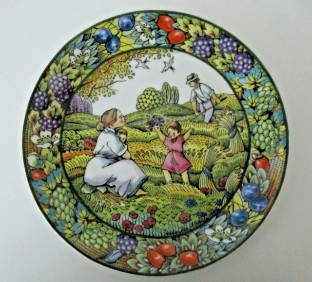 Bavaria Decorative Plates Theo Ruhn Burgwindheim Germany Der Herbst des Lebens