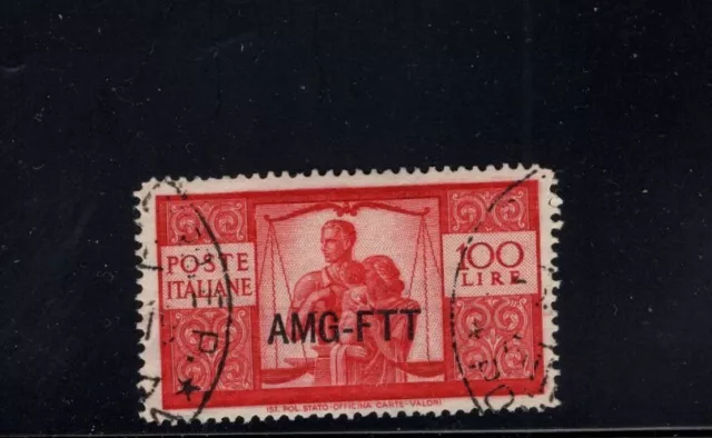 Italy Trieste 1949 100l United Family and Scales FU SC 69