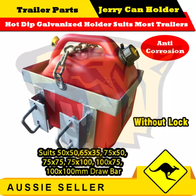 20L Hot Dip Galvanized Jerry Can Holder suits Squat Style Fuel Can