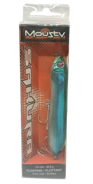 Leurre Sakura Pulsion TR 100 F GC07 Ghost Crystal Pink Tiger - Flottant Popper