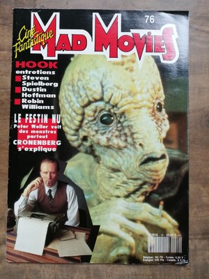 Ciné Fantastique MAD MOVIES  n° 76  * 1992 *  HOOK  S W HOFFMAN R SPIELBERG D 