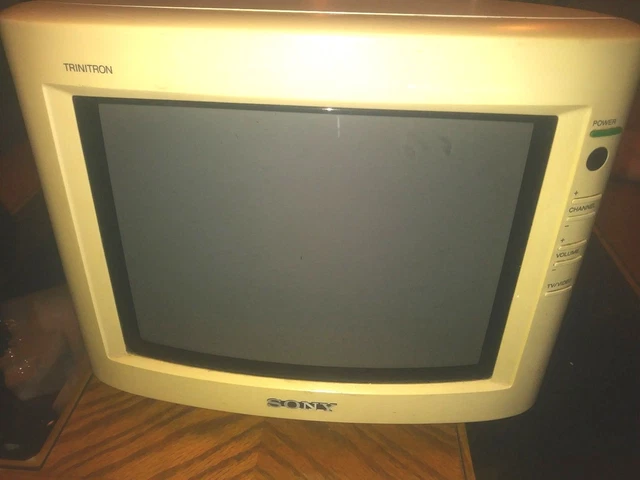 SONY TRINITRON COLOR TV model KV-8AD14 Portable 8