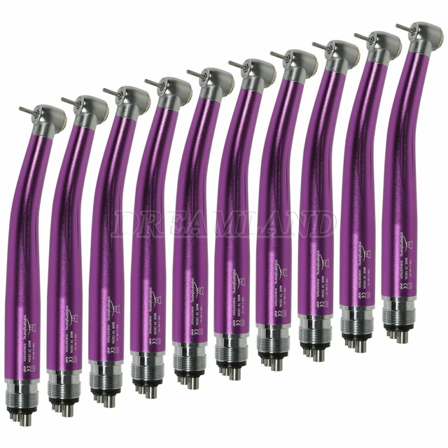 10 Pieces NSK Style Dental High Speed Handpiece Air Turbine Push 4 Hole ch-A