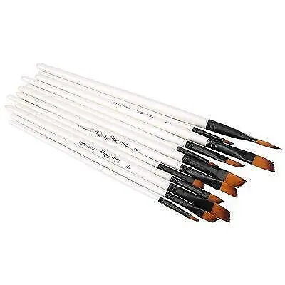 12pcs Drawing Brush Pen Set Art Watercolor Gouache Oil Painting Tools Kit HO