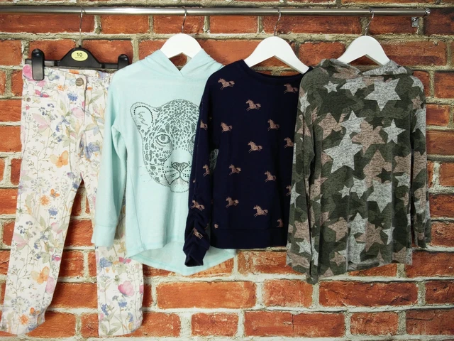 Girls Bundle Age 5-6 Years Next Blue Zoo Floral Jeans Top Jumper Sweater 116Cm
