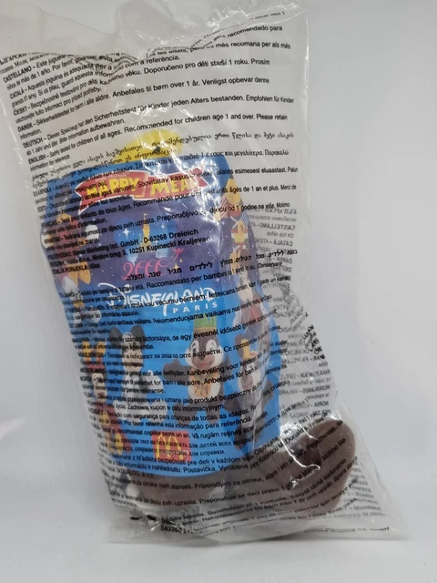 McDonalds Happy Meal Spielzeug 2000 Disneyland Paris Walt Disney Dale Chipmunk Spielzeug Neu
