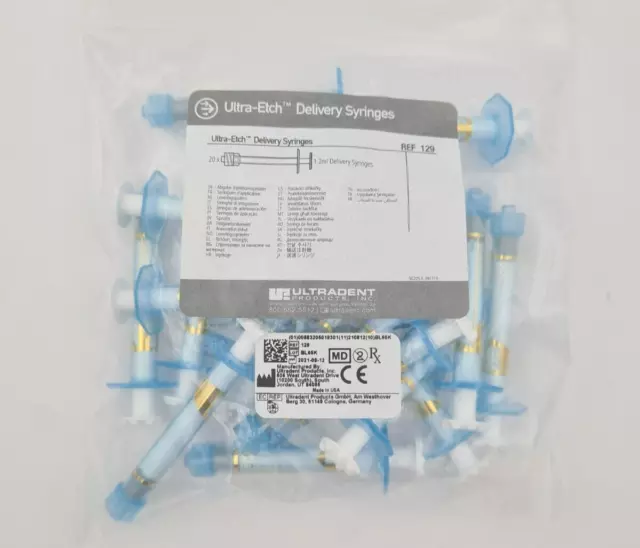 ULTRADENT Ultra-Etch delivery syringes 20 Seringues d'application - 129