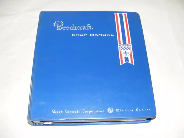 Beechcraft 65 80 Queen Air Shop Repair Manual