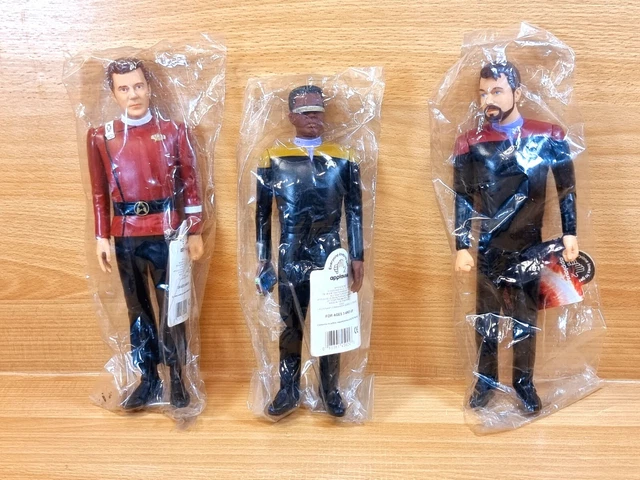 1994 Star Trek - Set Figure (3) - Imballo Originale & Nuovo - Vintage - Non Aperto -