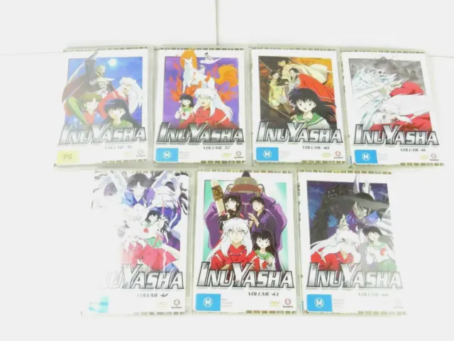Inuyasha Manga Anime DVD Bundle Volume 36 37 40 41 42 44 43