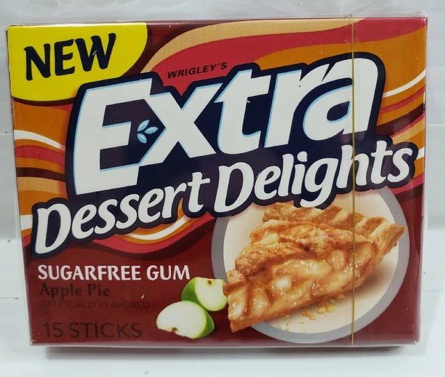 Wrigleys Extra SugarFree Apple Pie Dessert Delights Gum Discontinued New 1 Pack