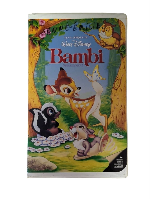BAMBI FIRST EDITION? VHS ** Walt Disney FRENCH Rare / L@@K $16.99 ...