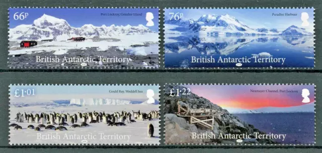 BRITISH ANTARCTIC TERRITORY   2018, LANDSCAPES, 4.v, SG758-61, MNH