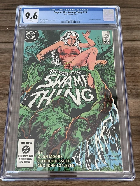 Saga of the Swamp Thing #25 (1984, DC) CGC 9.6 WP 1st Cameo App Constantine