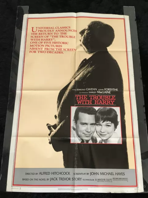 Alfred Hitchcock's THE TROUBLE WITH HARRY Orig.1955 One Sheet Movie Poster