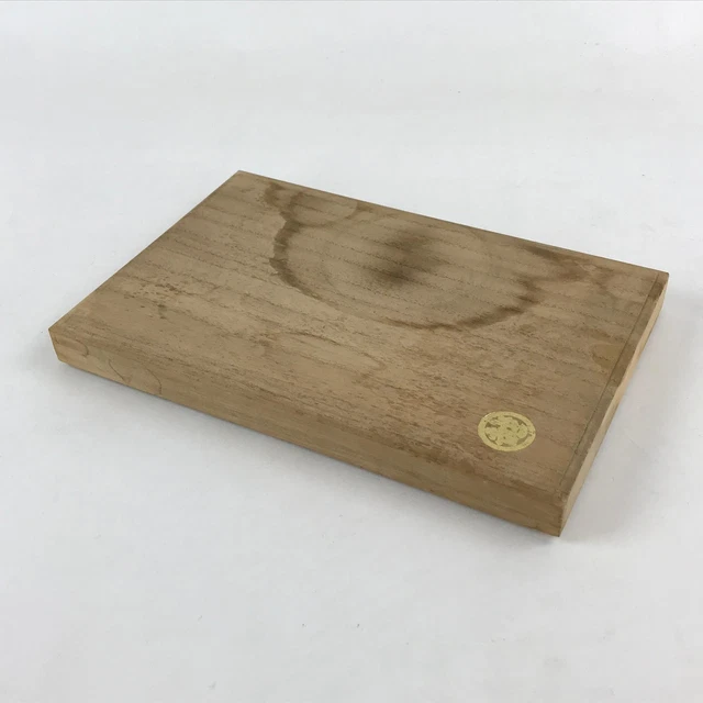 Vintage Japanese Wooden Lidded Storage Box Inside 25x15.5x2cm Long Flat X22