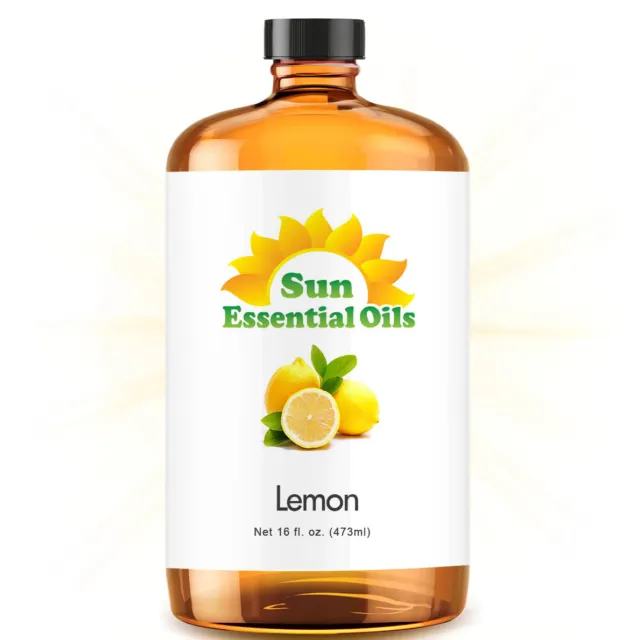 Best Lemon Essential Oil 100% Purely Natural Therapeutic Grade 16oz