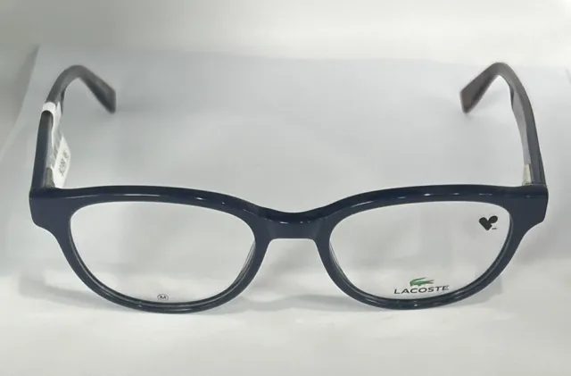 NWT Lacoste L2921 2921 400 52[]19 145 Blue Tortoise Full Frame Eyeglasses #70