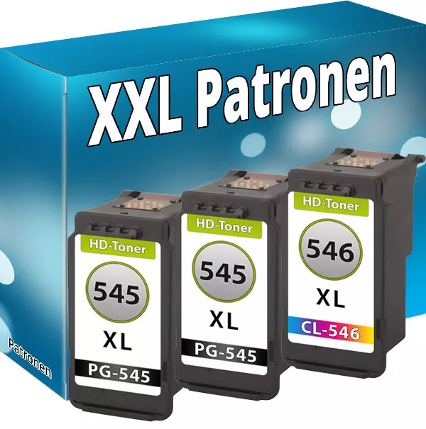 CARTUCCE INCHIOSTRO PG-545 + CL-546 XL per CANON MG2550 MG2555 MG2950 MX494 MX495