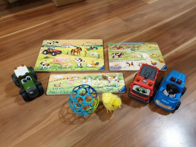 Kinder Baby Spielzeug Paket Für ca. 1-3 Jahre Puzzle Ball Autos