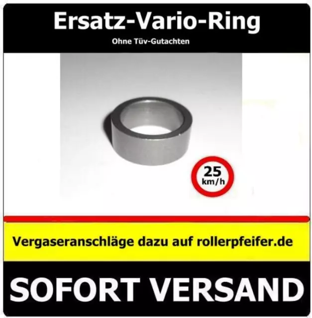 Mofadrossel Distanzring 22 mm auf 25-30 Km/h  Generic Explorer  Varioring