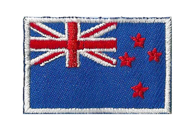 Ecusson drapeau Nvlle Zélande petit patch 45 x 30 mm thermocollant