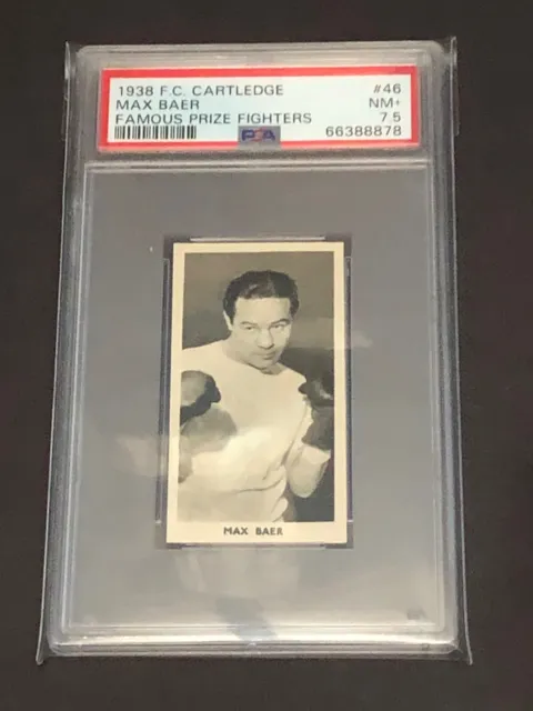 1938 F.C. Cartledge Famous prize Fighters Max Baer #46 PSA 7.5 HWC