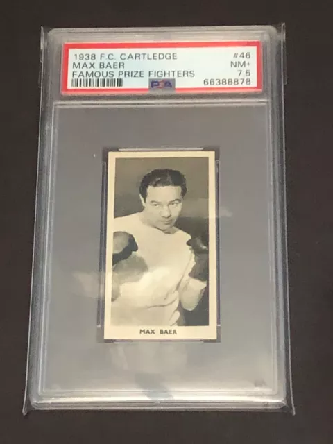 1938 F.C. Cartledge Famous prize Fighters Max Baer #46 PSA 7.5 HWC 1938 F.C. Cartledge Famous prize Fighters Max Baer #46 PSA 7.5 HWC