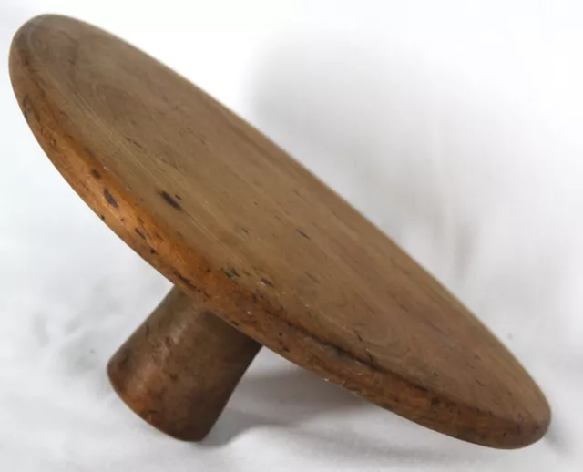 Lovely Antique Treen Sycamore Butter Worker