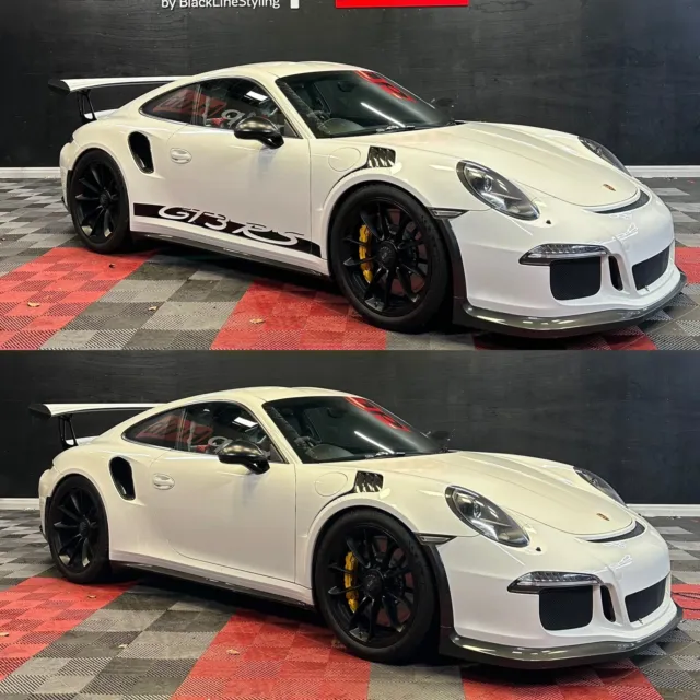 Porsche GT3 RS 911 Side Decals In Gloss Black 2