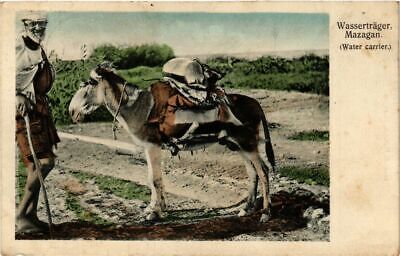 CPA ak morocco mazagan-carrying water, wassertrager, water carrier (213342)