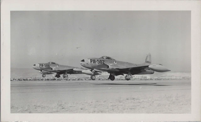 Lockheed P-80B Shooting Star Vintage Original Peter M Bowers Photo F-80