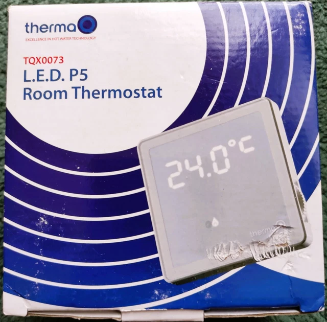 THERMAQ LED P5 Room Thermostat TQX0073 (NEW & BOXED) RRP £60.00 £9.99