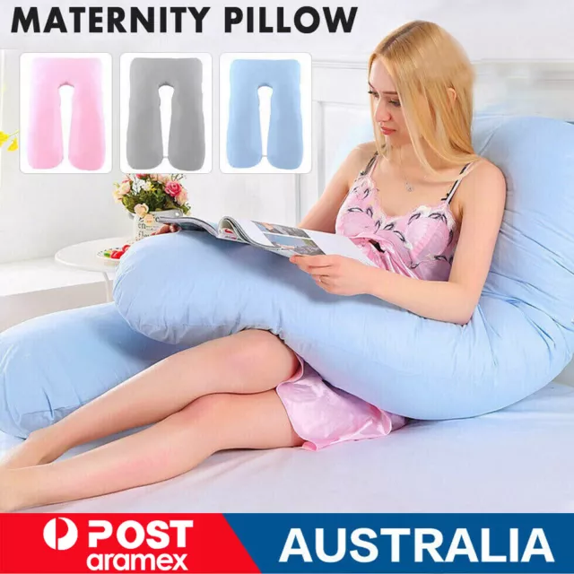 Pregnancy Maternity Pillow Nursing Sleeping Body Support Feeding Boyfriend AU