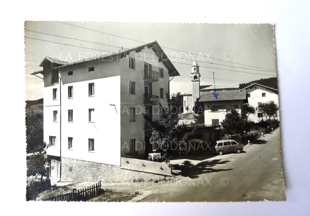 Cartolina Vecchia Foto S. Sebastiano Di Folgaria Pensione S. Maria