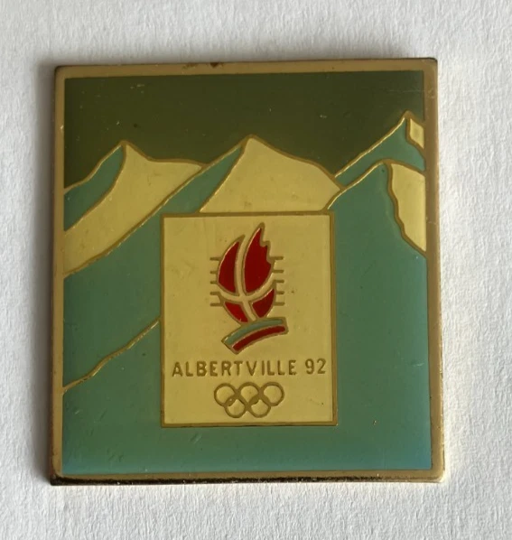 PIN'S PINS JO XVI es Jeux Olympiques d'Hiver Albertville 92 1992 COJO 1991 EUR 3,99 - FR