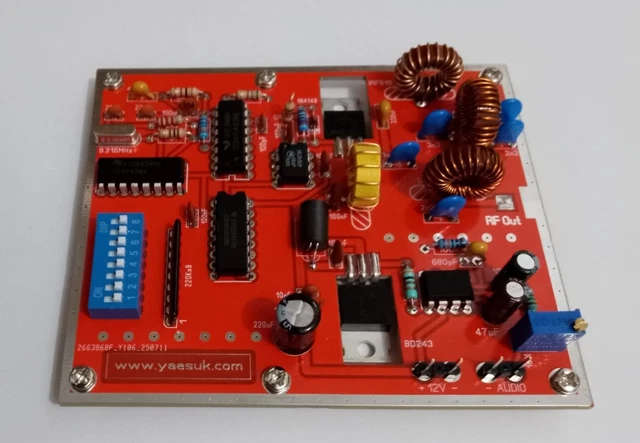 What are design ideas for a 5-10 watt AM broadcast transmitter