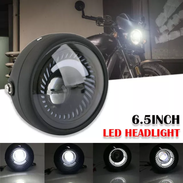  Biqing Phare Moto Feux Additionnels LED,40W Ronde LED