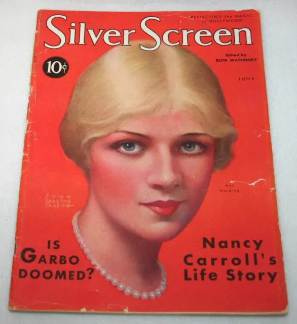 VINTAGE HOLLYWOOD 1931 SILVER SCREEN Movie Magazine #8 Ann Harding ...