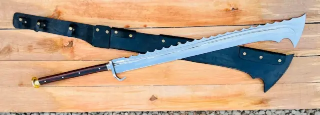 Handmade 32" Blade Sword Berserk Nosferatu Zodd’s Aruval Long Sword Battle Ready