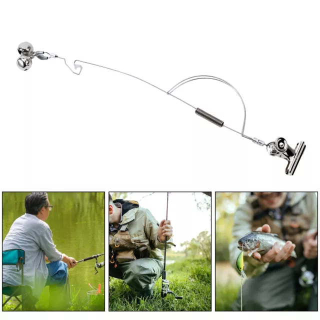 Nuovissima canna da pesca allarme canna da pesca parti outdoor 35 cm clip da pesca fissaggio