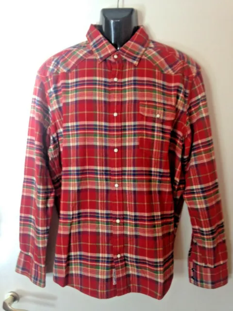 ESPRIT CAMICIA UOMO felpata fantasia scozzese Mis. XL EUR 39 00 PicClick IT