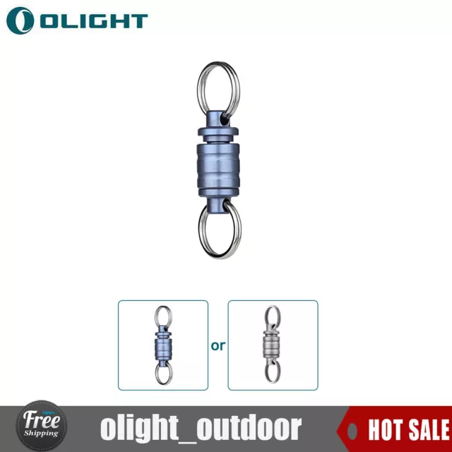 OKNIFE Otacle R1 Titanium Magnetic Quick-Release Keychain- Detachable  Keyring