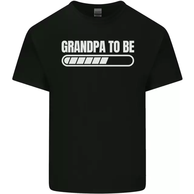 Grandpa to Be Newborn Baby Grandparent Mens Cotton T-Shirt Tee Top