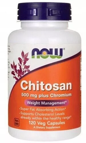 Now Foods CHITOSAN Plus Chromium 500 mg 120 caps