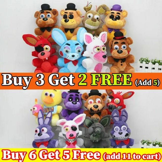 FNAF SECURITY BREACH Ruin Series Plush Toys Eye-catching Colors And Various  $17.77 - PicClick AU