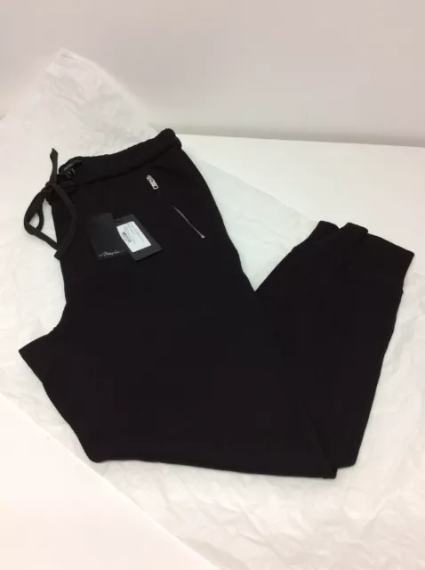 3.1 Phillip Lim Black Classic Tapered Lounge Pants Size S Brand New