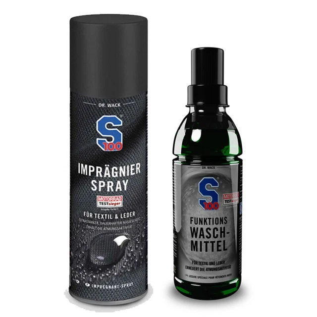 Dr. Wack S100 detersivo tessuto/pelle 300 ml + spray impregnante 300 ml
